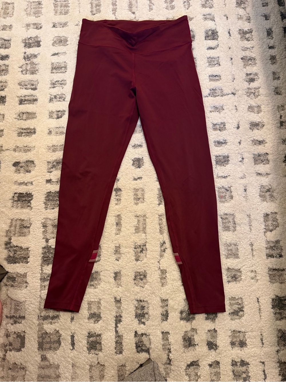 lululemon athletica Retro Big Logo Deep Burgundy High-Rise Leggings